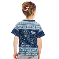 Funny Hanukkah Six Seven Kid T Shirt Gen Alpha Meme Vibes - Wonder Print Shop
