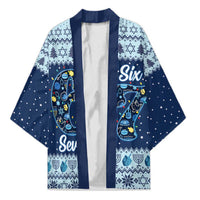 Funny Hanukkah Six Seven Kimono Gen Alpha Meme Vibes - Wonder Print Shop
