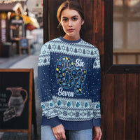 Funny Hanukkah Six Seven Ugly Christmas Sweater Gen Alpha Meme Vibes - Wonder Print Shop