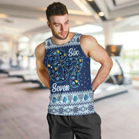 Funny Hanukkah Six Seven Men Tank Top Gen Alpha Meme Vibes - Wonder Print Shop