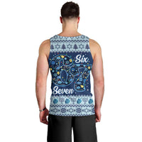 Funny Hanukkah Six Seven Men Tank Top Gen Alpha Meme Vibes - Wonder Print Shop