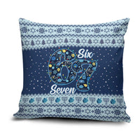 Funny Hanukkah Six Seven Pillow Cover Gen Alpha Meme Vibes - Wonder Print Shop