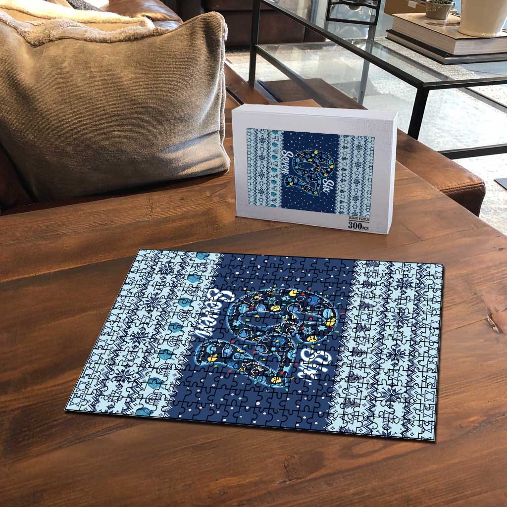 Funny Hanukkah Six Seven Puzzle Gen Alpha Meme Vibes - Wonder Print Shop