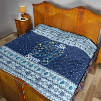 Funny Hanukkah Six Seven Quilt Gen Alpha Meme Vibes - Wonder Print Shop