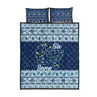 Funny Hanukkah Six Seven Quilt Bed Set Gen Alpha Meme Vibes - Wonder Print Shop