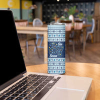 Funny Hanukkah Six Seven Skinny Tumbler Gen Alpha Meme Vibes - Wonder Print Shop