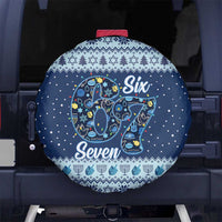 Funny Hanukkah Six Seven Spare Tire Cover Gen Alpha Meme Vibes - Wonder Print Shop