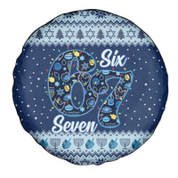 Funny Hanukkah Six Seven Spare Tire Cover Gen Alpha Meme Vibes - Wonder Print Shop