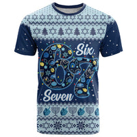 Funny Hanukkah Six Seven T Shirt Gen Alpha Meme Vibes - Wonder Print Shop