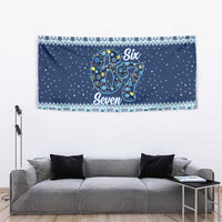 Funny Hanukkah Six Seven Tapestry Gen Alpha Meme Vibes - Wonder Print Shop