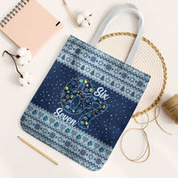Funny Hanukkah Six Seven Tote Bag Gen Alpha Meme Vibes - Wonder Print Shop