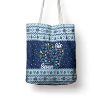 Funny Hanukkah Six Seven Tote Bag Gen Alpha Meme Vibes - Wonder Print Shop