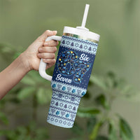 Funny Hanukkah Six Seven Tumbler With Handle Gen Alpha Meme Vibes - Wonder Print Shop