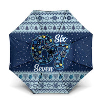 Funny Hanukkah Six Seven Umbrella Gen Alpha Meme Vibes - Wonder Print Shop