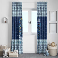 Funny Hanukkah Six Seven Window Curtain Gen Alpha Meme Vibes - Wonder Print Shop