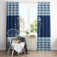 Funny Hanukkah Six Seven Window Curtain Gen Alpha Meme Vibes - Wonder Print Shop