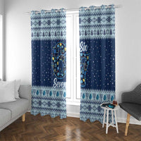 Funny Hanukkah Six Seven Window Curtain Gen Alpha Meme Vibes - Wonder Print Shop