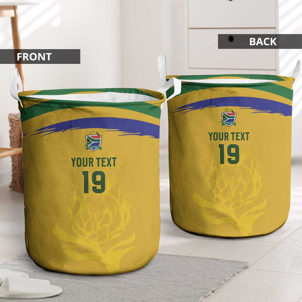 Custom South Africa Football Laundry Basket Road To Champions Dream - Wonder Print Shop
