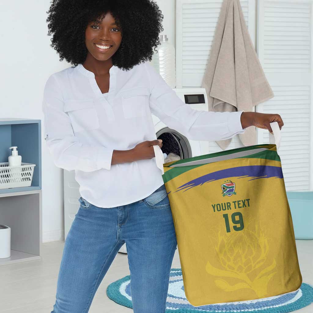 Custom South Africa Football Laundry Basket Road To Champions Dream - Wonder Print Shop
