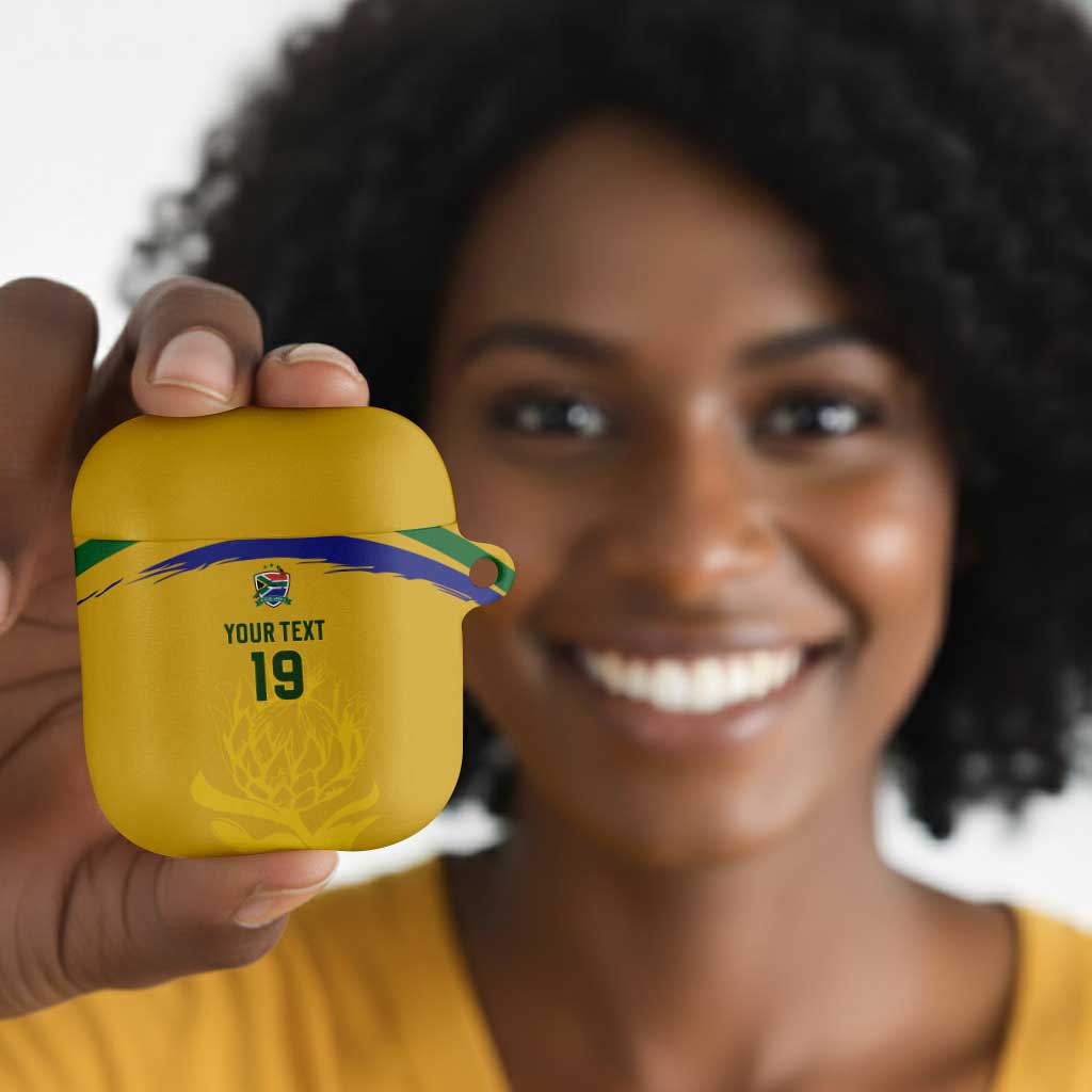 Custom South Africa Football AirPods Case Road To Champions Dream - Wonder Print Shop