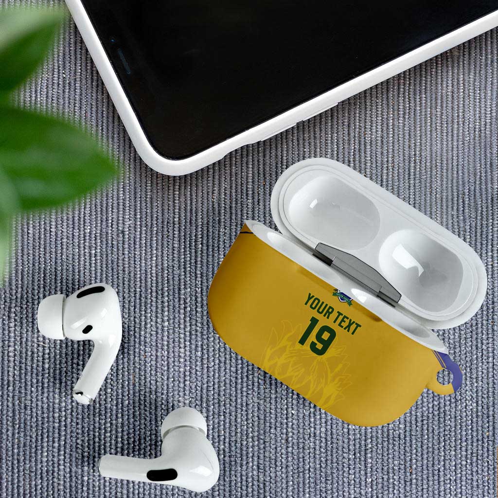 Custom South Africa Football AirPods Case Road To Champions Dream - Wonder Print Shop