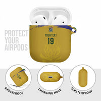 Custom South Africa Football AirPods Case Road To Champions Dream - Wonder Print Shop