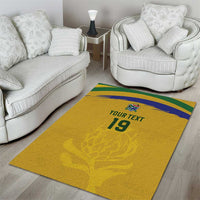 Custom South Africa Football Area Rug Road To Champions Dream - Wonder Print Shop