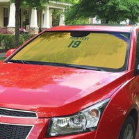 Custom South Africa Football Auto Sun Shade Road To Champions Dream - Wonder Print Shop