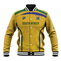 Custom South Africa Football Baseball Jacket Road To Champions Dream - Wonder Print Shop