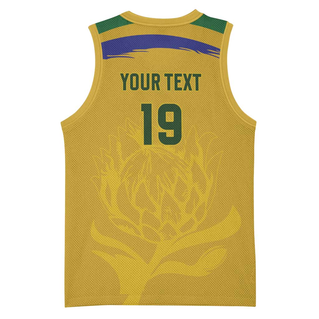 Custom South Africa Football Basketball Jersey Road To Champions Dream - Wonder Print Shop