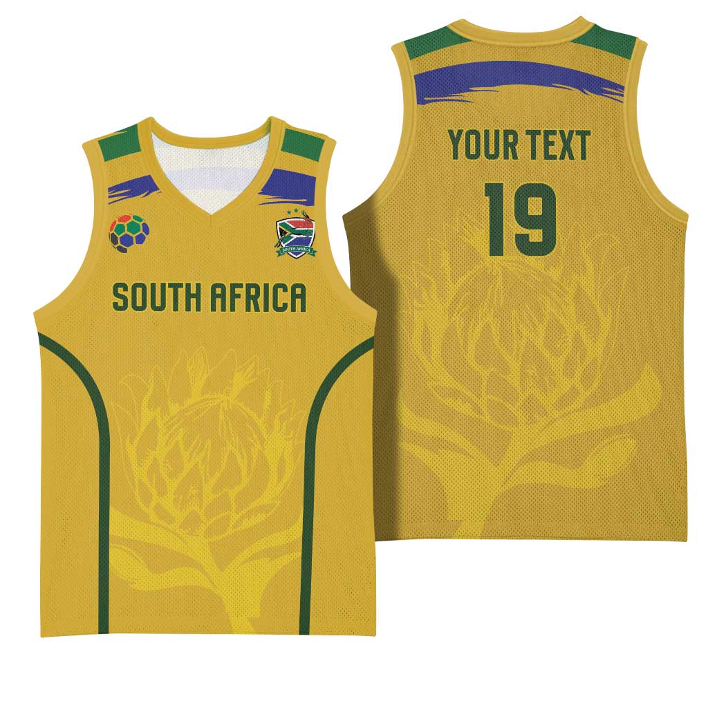 Custom South Africa Football Basketball Jersey Road To Champions Dream - Wonder Print Shop