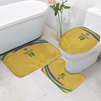 Custom South Africa Football Bathroom Set Road To Champions Dream - Wonder Print Shop