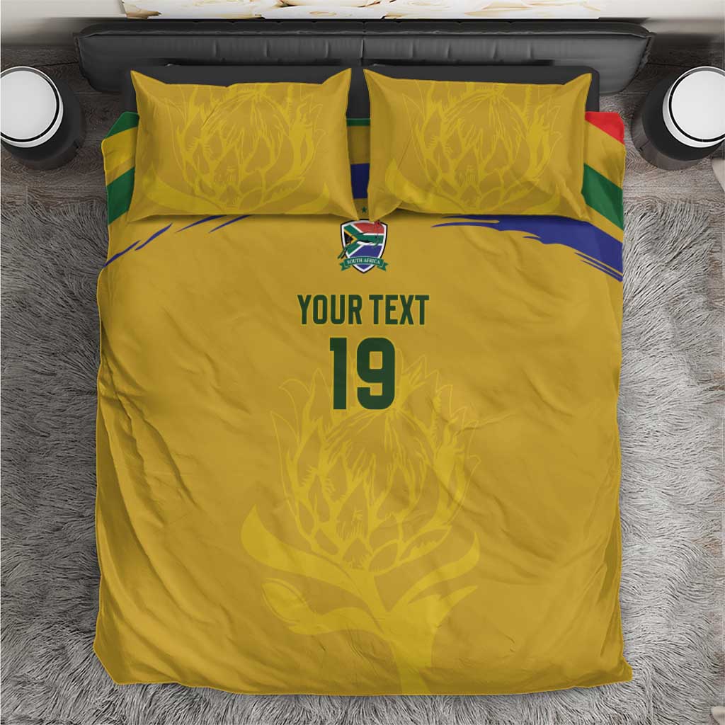 Custom South Africa Football Bedding Set Road To Champions Dream - Wonder Print Shop