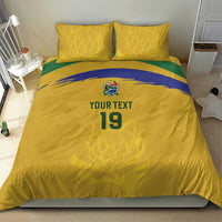Custom South Africa Football Bedding Set Road To Champions Dream - Wonder Print Shop