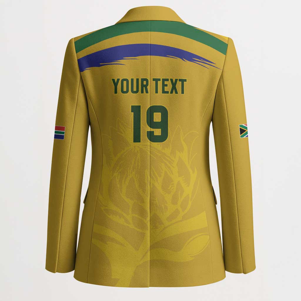 Custom South Africa Football Blazer Road To Champions Dream - Wonder Print Shop