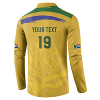 Custom South Africa Football Button Sweatshirt Road To Champions Dream