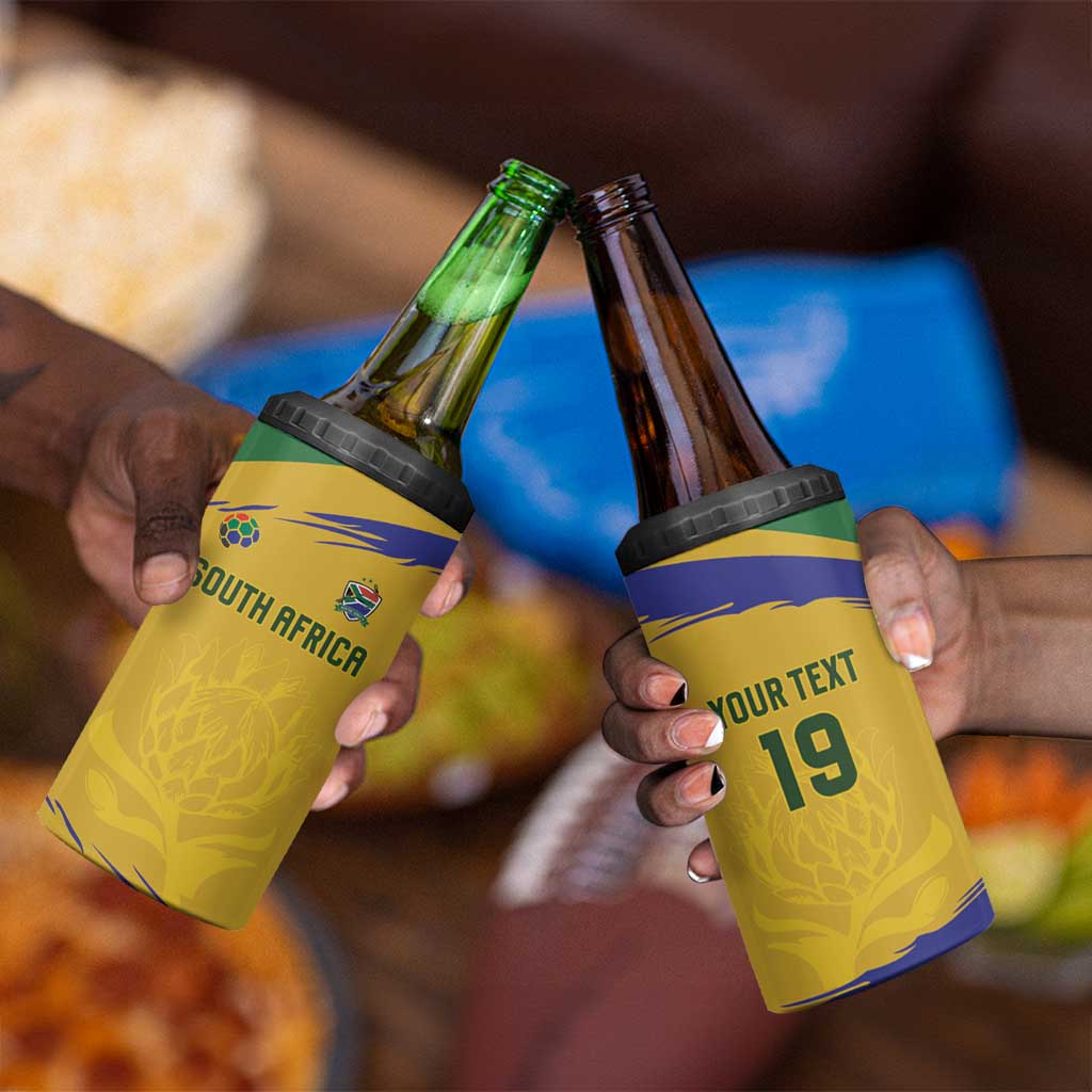 Custom South Africa Football 4 in 1 Can Cooler Tumbler Road To Champions Dream - Wonder Print Shop