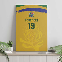 Custom South Africa Football Canvas Wall Art Road To Champions Dream - Wonder Print Shop