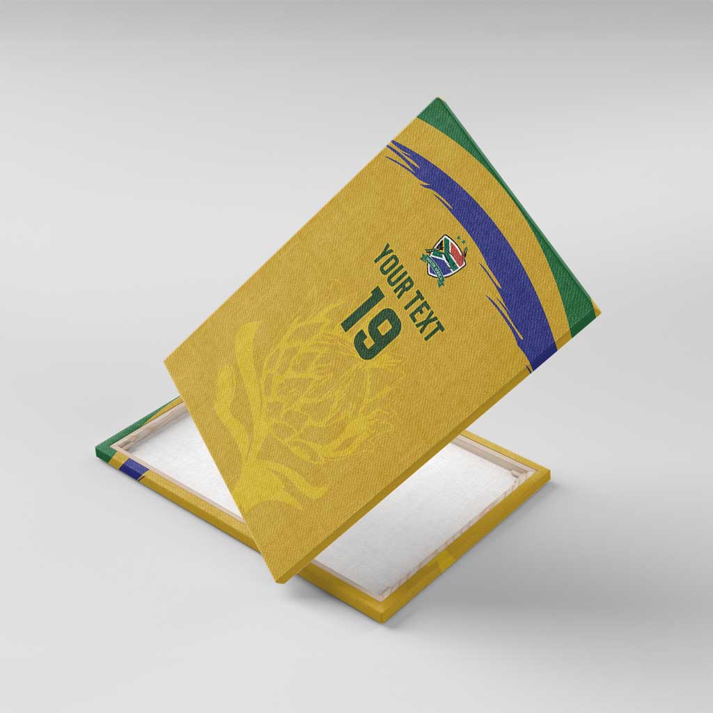 Custom South Africa Football Canvas Wall Art Road To Champions Dream - Wonder Print Shop