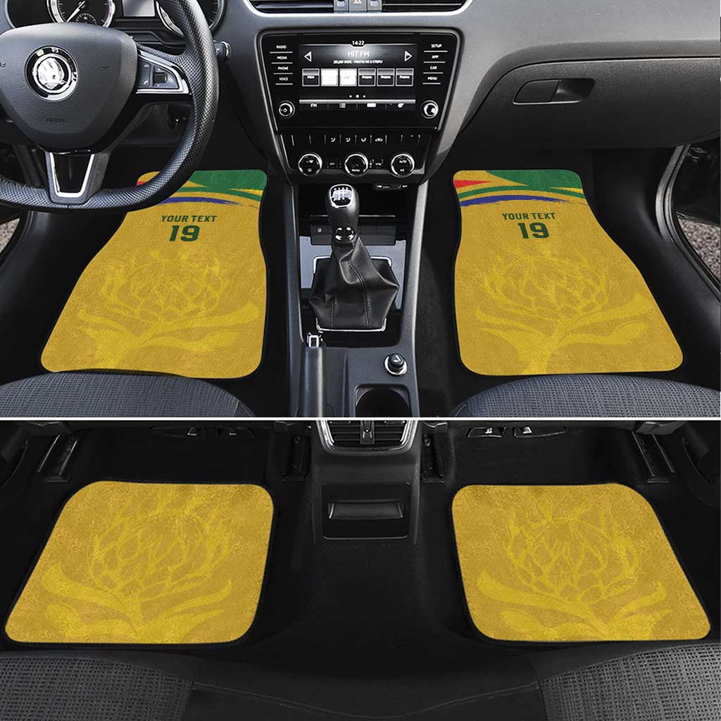 Custom South Africa Football Car Mats Road To Champions Dream - Wonder Print Shop