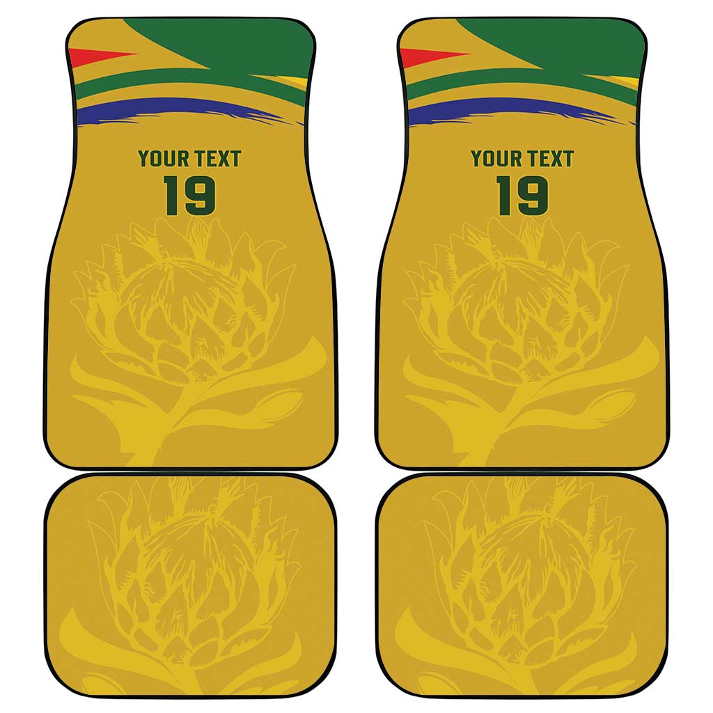 Custom South Africa Football Car Mats Road To Champions Dream - Wonder Print Shop