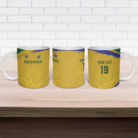 Custom South Africa Football Ceramic Mug Road To Champions Dream - Wonder Print Shop