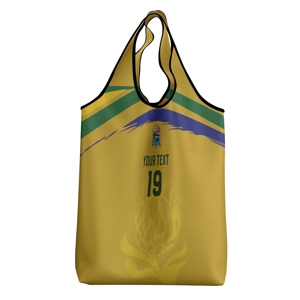 Custom South Africa Football Grocery Bag Road To Champions Dream - Wonder Print Shop