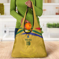Custom South Africa Football Grocery Bag Road To Champions Dream - Wonder Print Shop