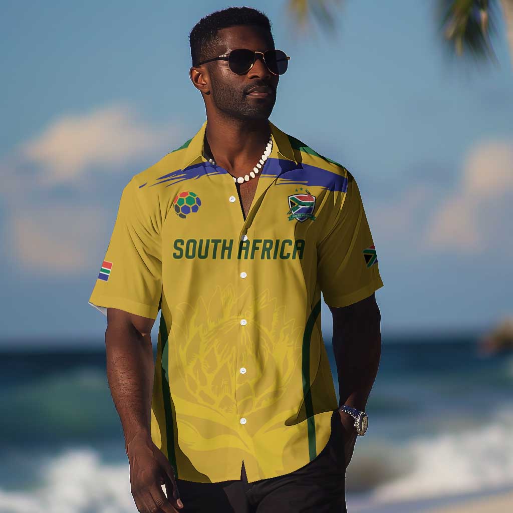 Custom South Africa Football Hawaiian Shirt Road To Champions Dream LT19