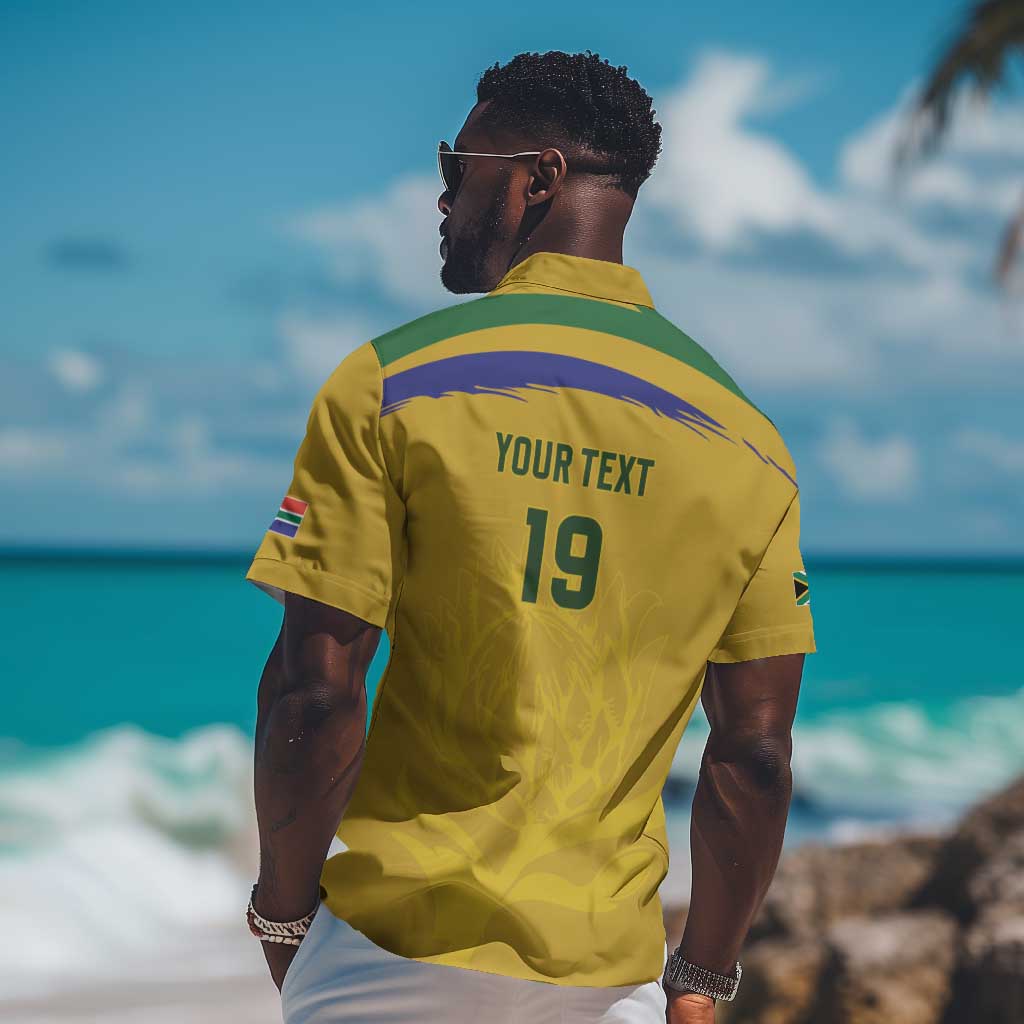 Custom South Africa Football Hawaiian Shirt Road To Champions Dream LT19