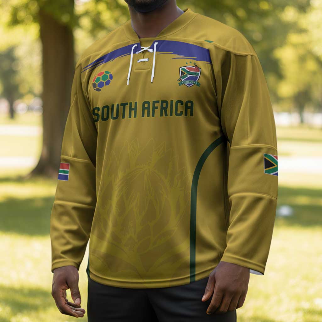 Custom South Africa Football Hockey Jersey Road To Champions Dream - Wonder Print Shop