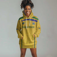 Custom South Africa Football Hoodie Dress Road To Champions Dream - Wonder Print Shop