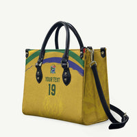 Custom South Africa Football Leather Bag Road To Champions Dream - Wonder Print Shop