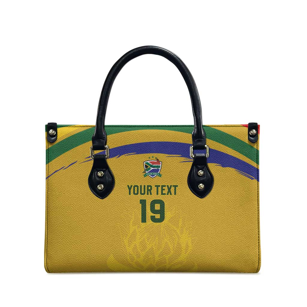 Custom South Africa Football Leather Bag Road To Champions Dream - Wonder Print Shop